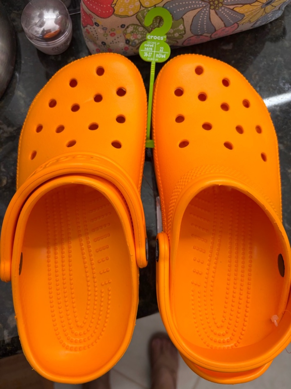 CROCS Classic Clog in Bright Orange for Women